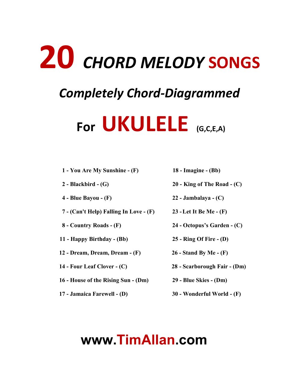 20-chord-melody-ukulele-song-arrangements-tim-allan